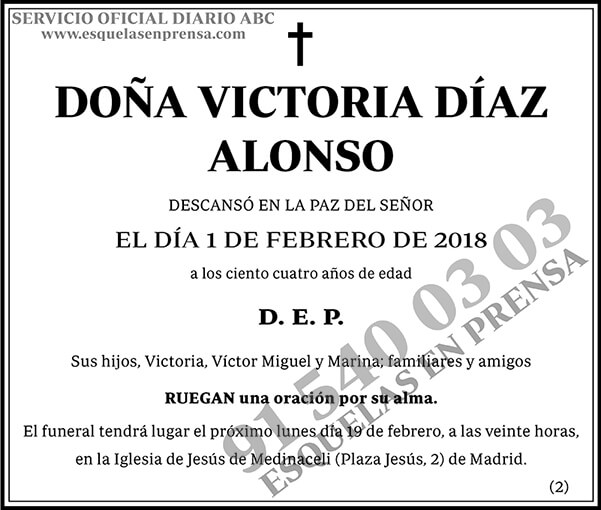Victoria Díaz Alonso